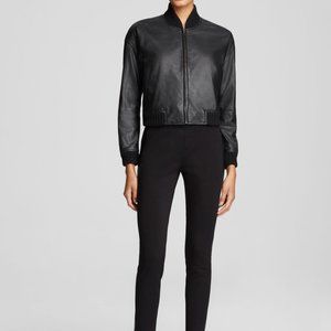 Eileen Fisher Lambskin Leather Jacket